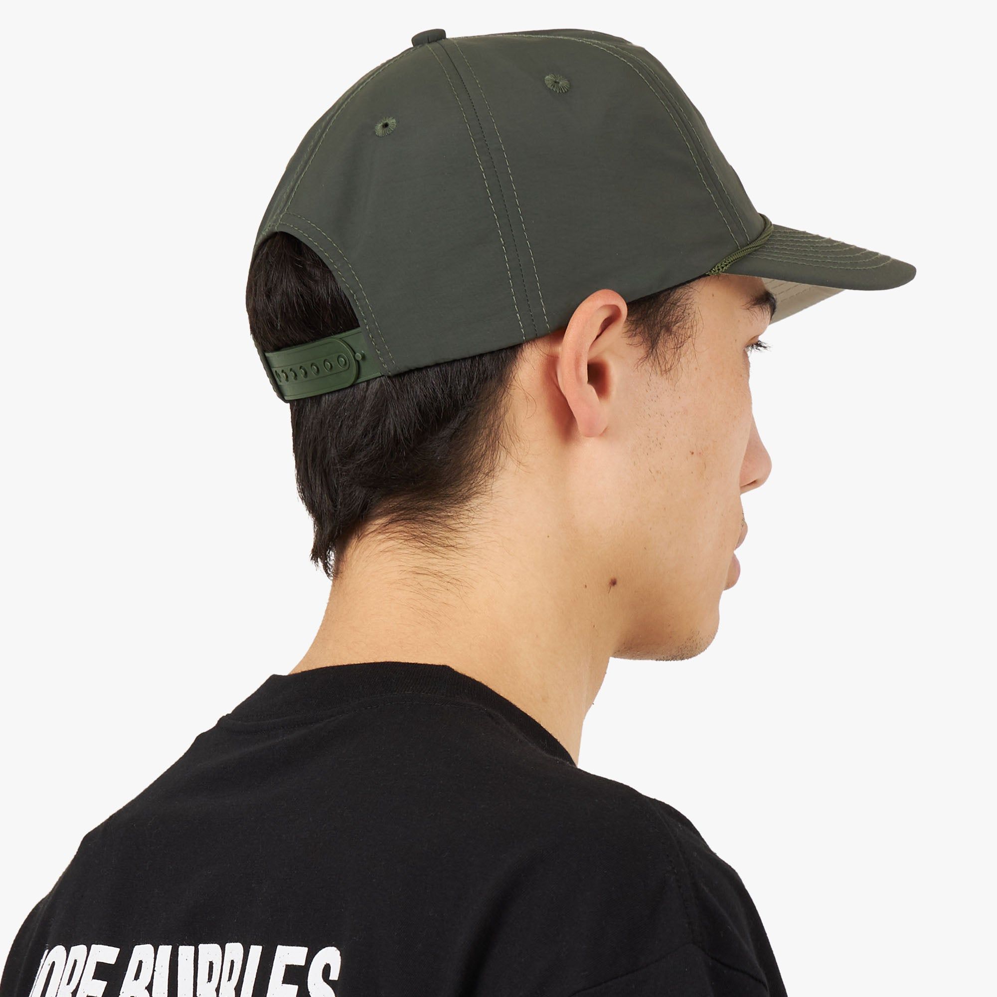 Metalwood Metal Logo 5-Panel Rope Hat / Moss sold by Livestock product image thumbnail 4