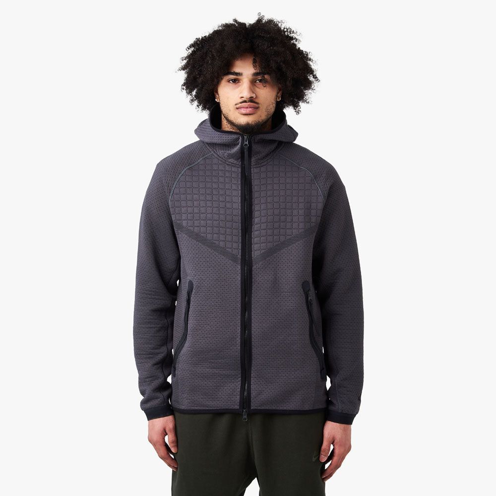 Nike Sportswear Therma-FIT ADV Engineered Full Zip Hoodie Anthracite / Black - Black sold by Livestock