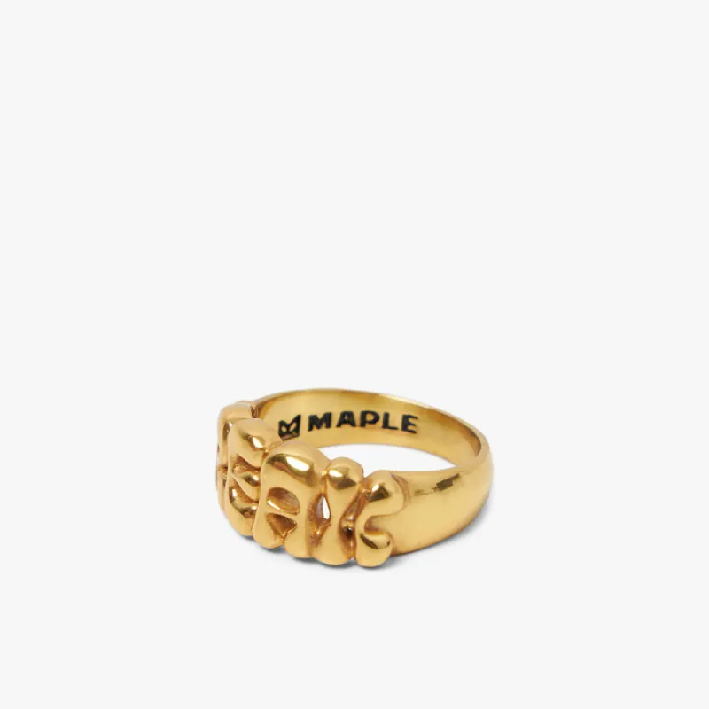 MAPLE Freak Ring / 14K Gold Plated sold by Livestock