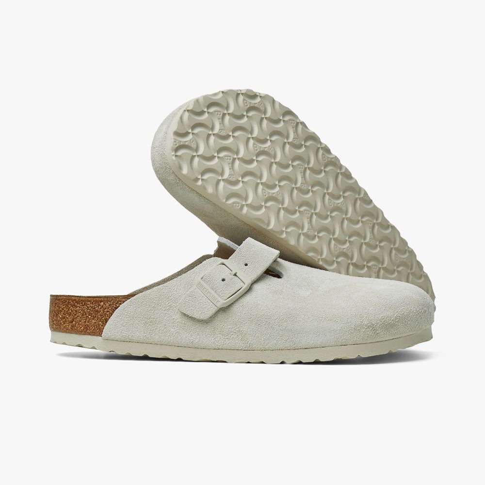 Birkenstock Boston / White Suede sold by Livestock product image thumbnail 2