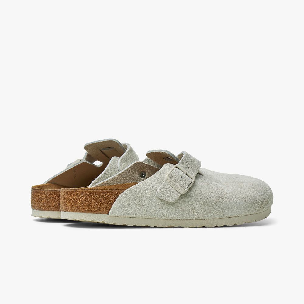 Birkenstock Boston / White Suede sold by Livestock product image thumbnail 4