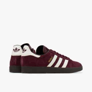 adidas Originals Gazelle Maroon / Chalk White - Gum sold by Livestock