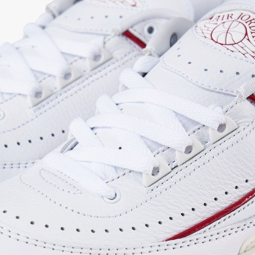 Jordan Women's 2 Retro Low White / Gym Red - Dk Powder Blue sold by Livestock product image thumbnail 7