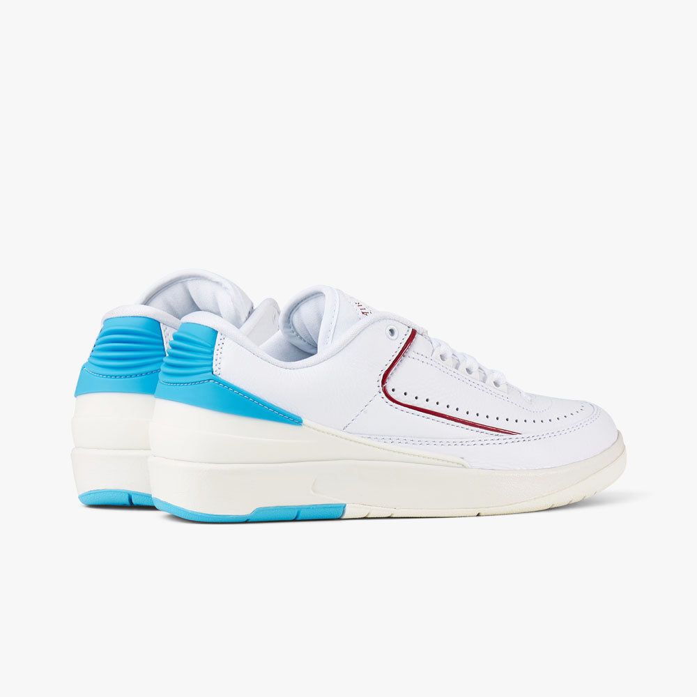 Jordan Women's 2 Retro Low White / Gym Red - Dk Powder Blue sold by Livestock product image thumbnail 4