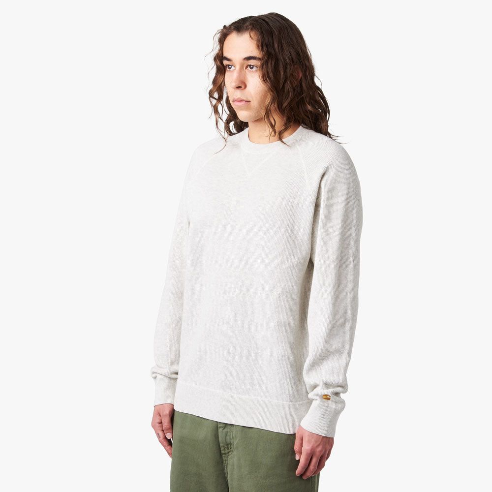 Carhartt WIP Chase Sweater Ash Heather / Gold sold by Livestock product image thumbnail 2