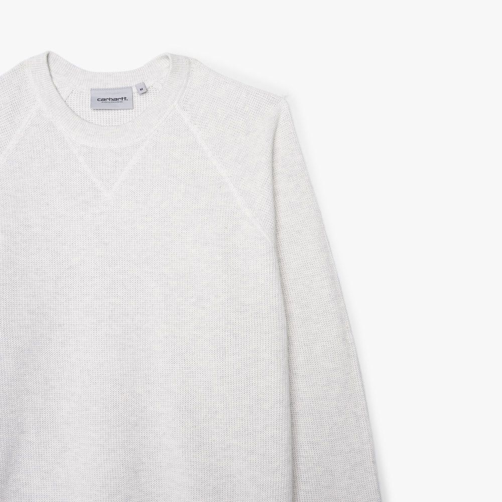 Carhartt WIP Chase Sweater Ash Heather / Gold sold by Livestock product image thumbnail 6