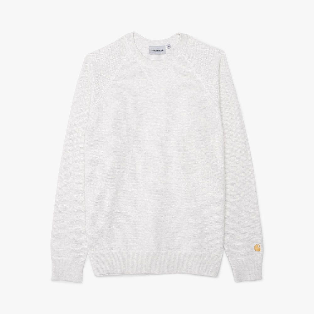 Carhartt WIP Chase Sweater Ash Heather / Gold sold by Livestock product image thumbnail 4