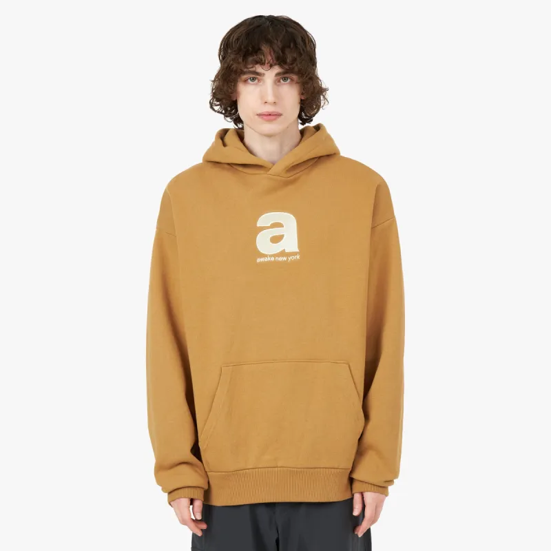 Awake NY Bold A Pullover Hoodie / Beige made by Livestock