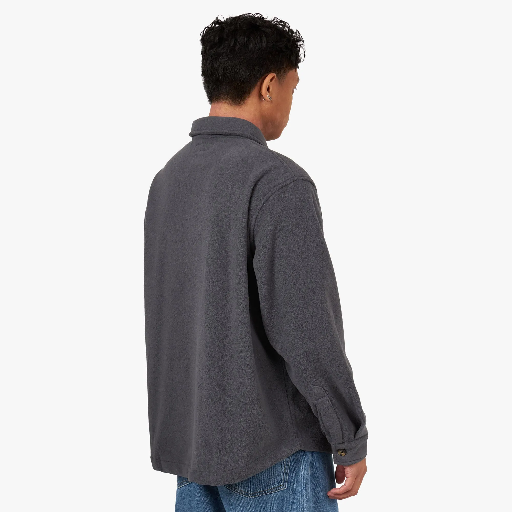 Fucking Awesome Polar Fleece Overshirt / Charcoal sold by Livestock product image thumbnail 3
