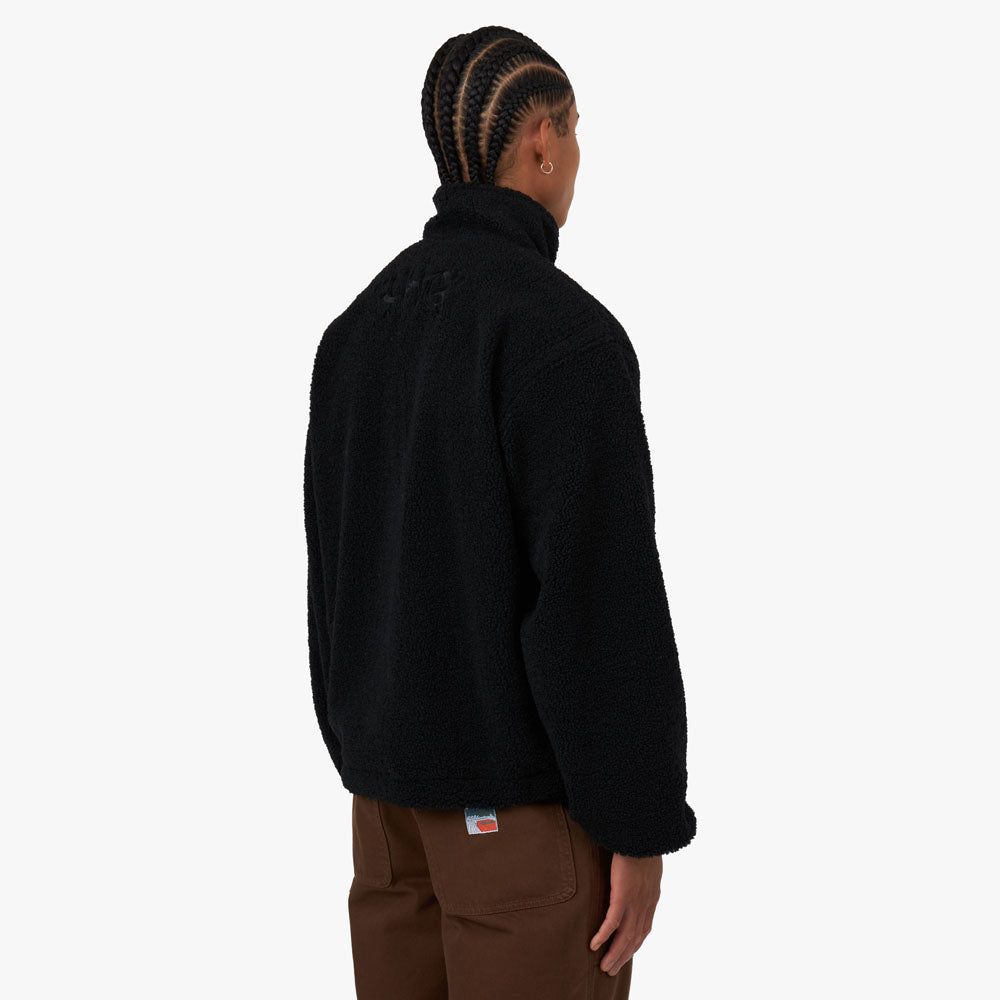 Honor The Gift Script Sherpa Pullover / Black sold by Livestock product image thumbnail 3