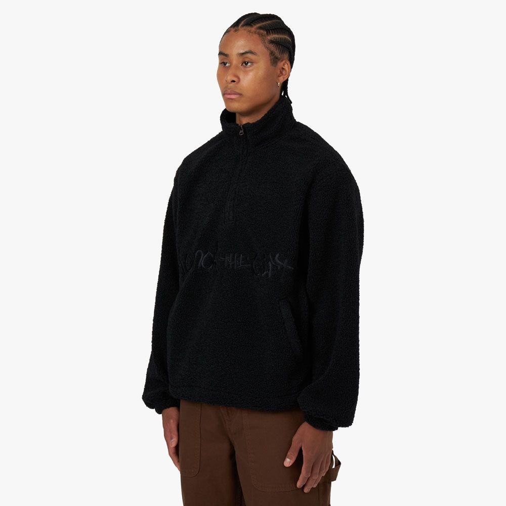 Honor The Gift Script Sherpa Pullover / Black sold by Livestock product image thumbnail 2