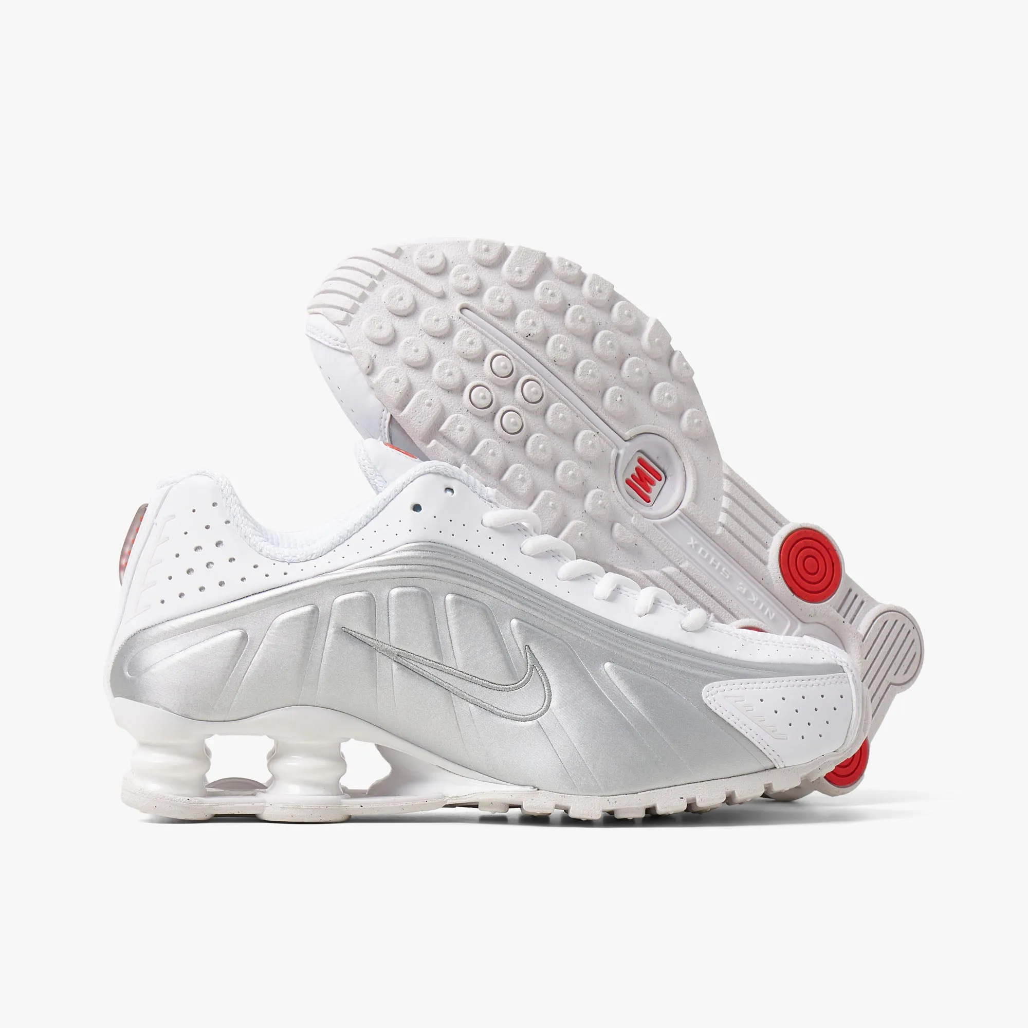 Nike Women's Shox R4 White / White - Metallic Silver sold by Livestock product image thumbnail 2