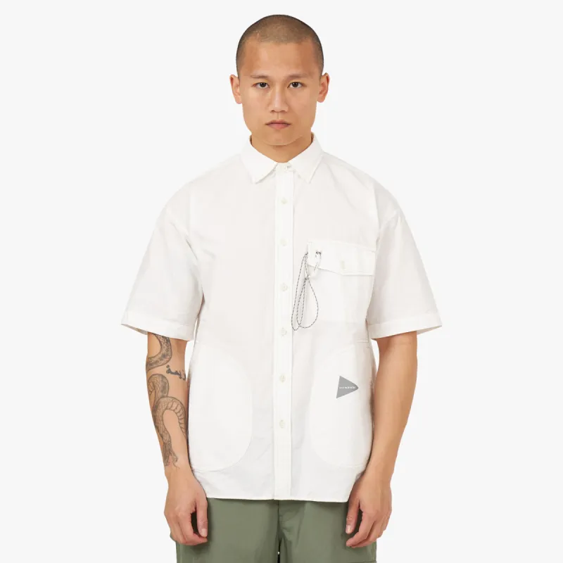 and wander Rip Short Sleeve Shirt / White sold by Livestock