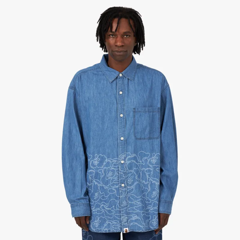 BAPE 30th Anniversary Denim Shirt / Light Indigo made by Livestock