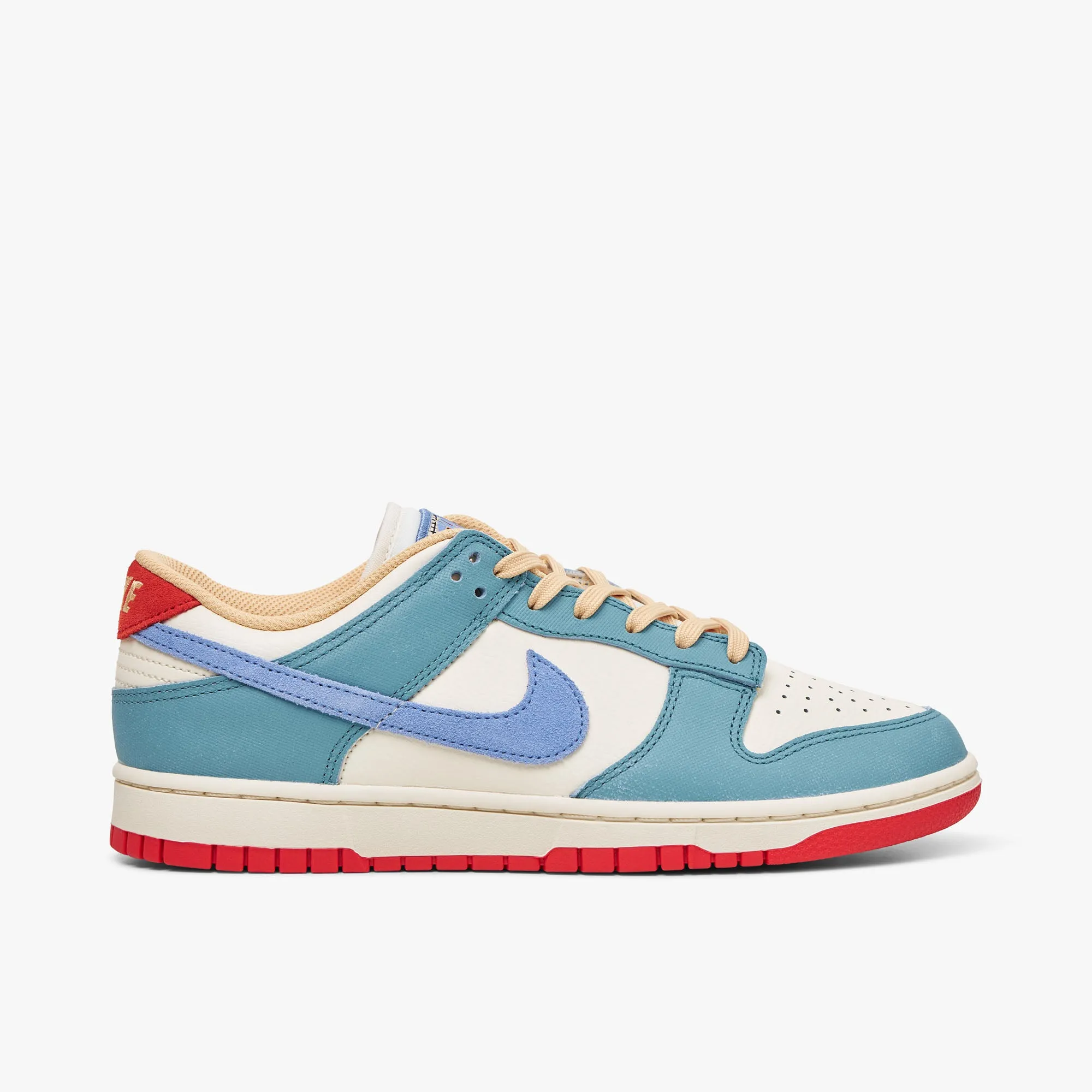 Nike Dunk Low PRM Pale Ivory / Royal Pulse - Denim Turqoise sold by Livestock