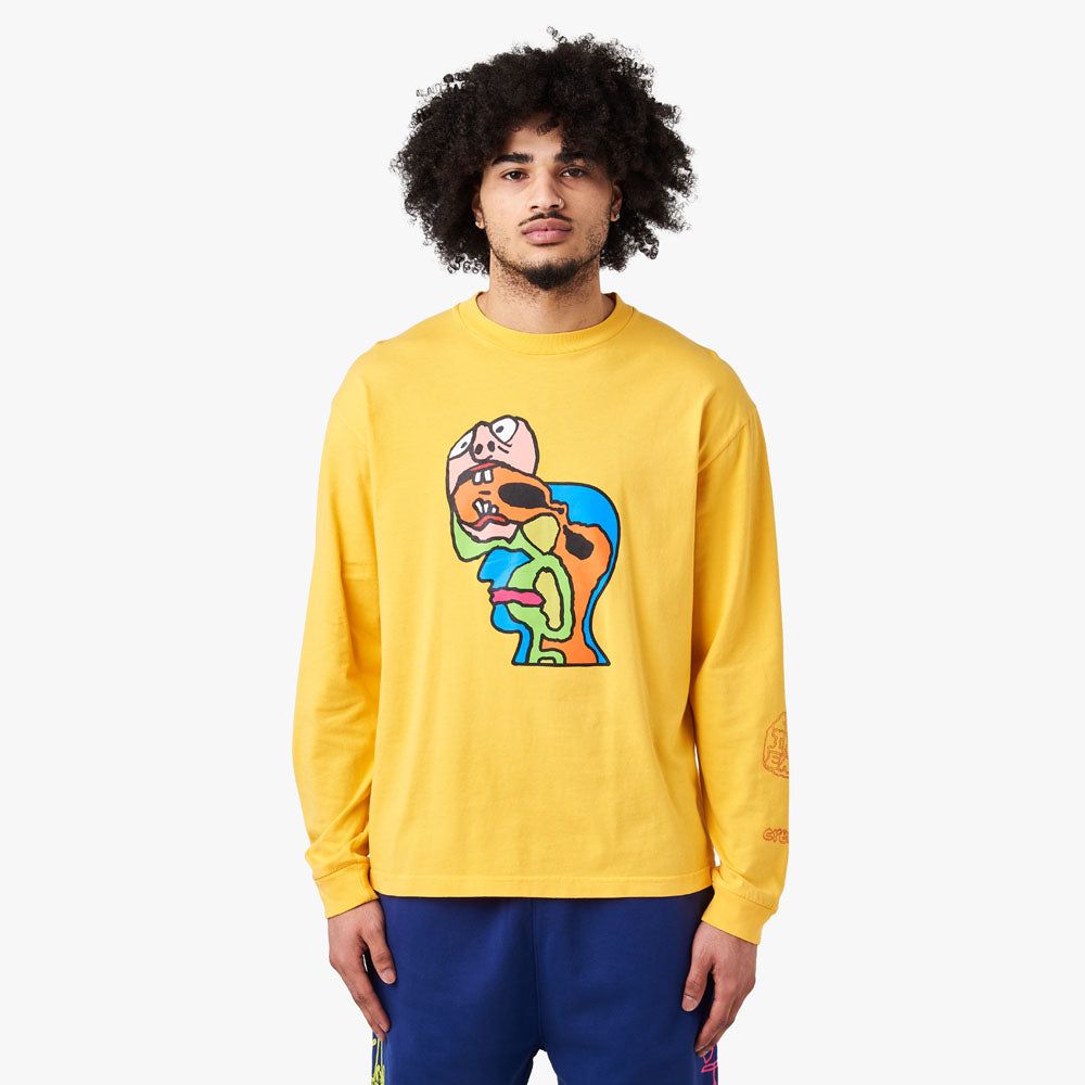 Brain Dead Brain Eater Long Sleeve T-shirt / Squash sold by Livestock