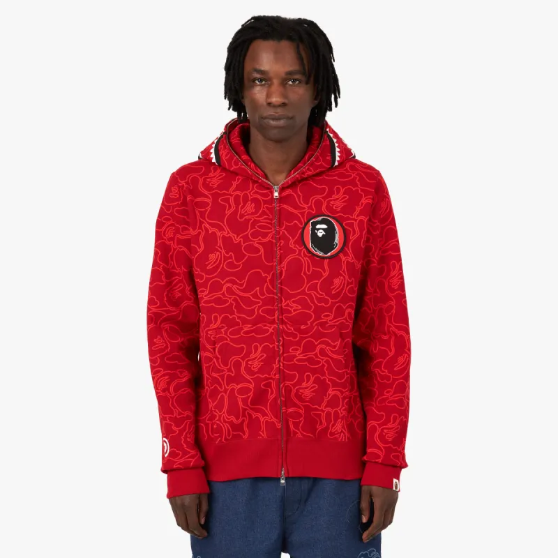 BAPE 30th Anniversary Shark Full Zip Hoodie / Red sold by Livestock