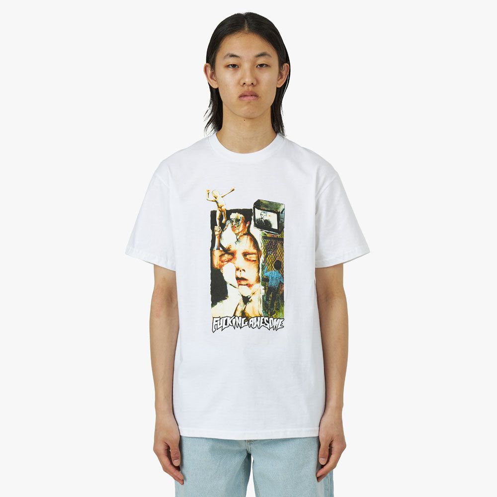 Fucking Awesome Peligroso T-shirt / White sold by Livestock