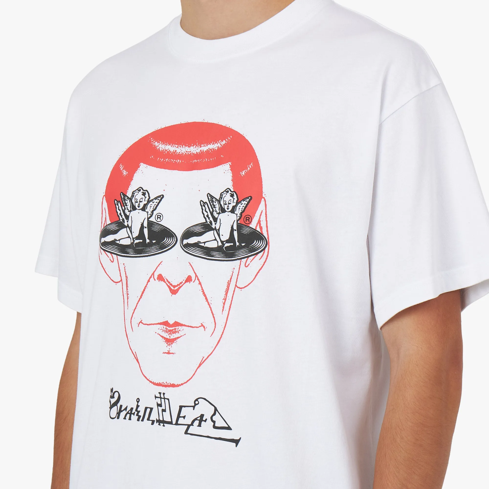 Brain Dead Sound and Vision T-shirt / White sold by Livestock product image thumbnail 4