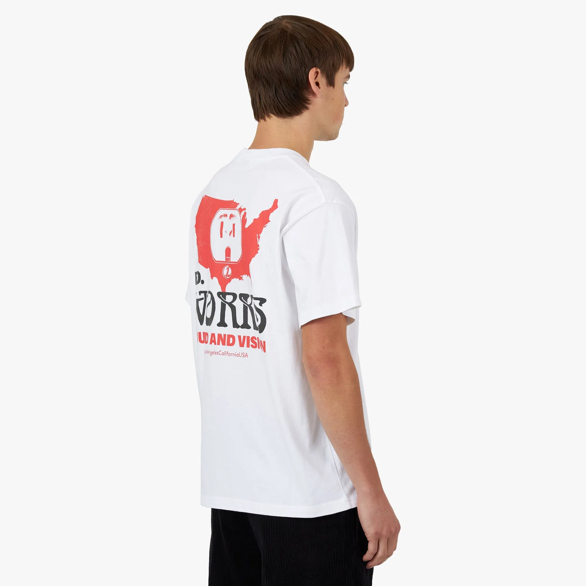 Brain Dead Sound and Vision T-shirt / White sold by Livestock product image thumbnail 3