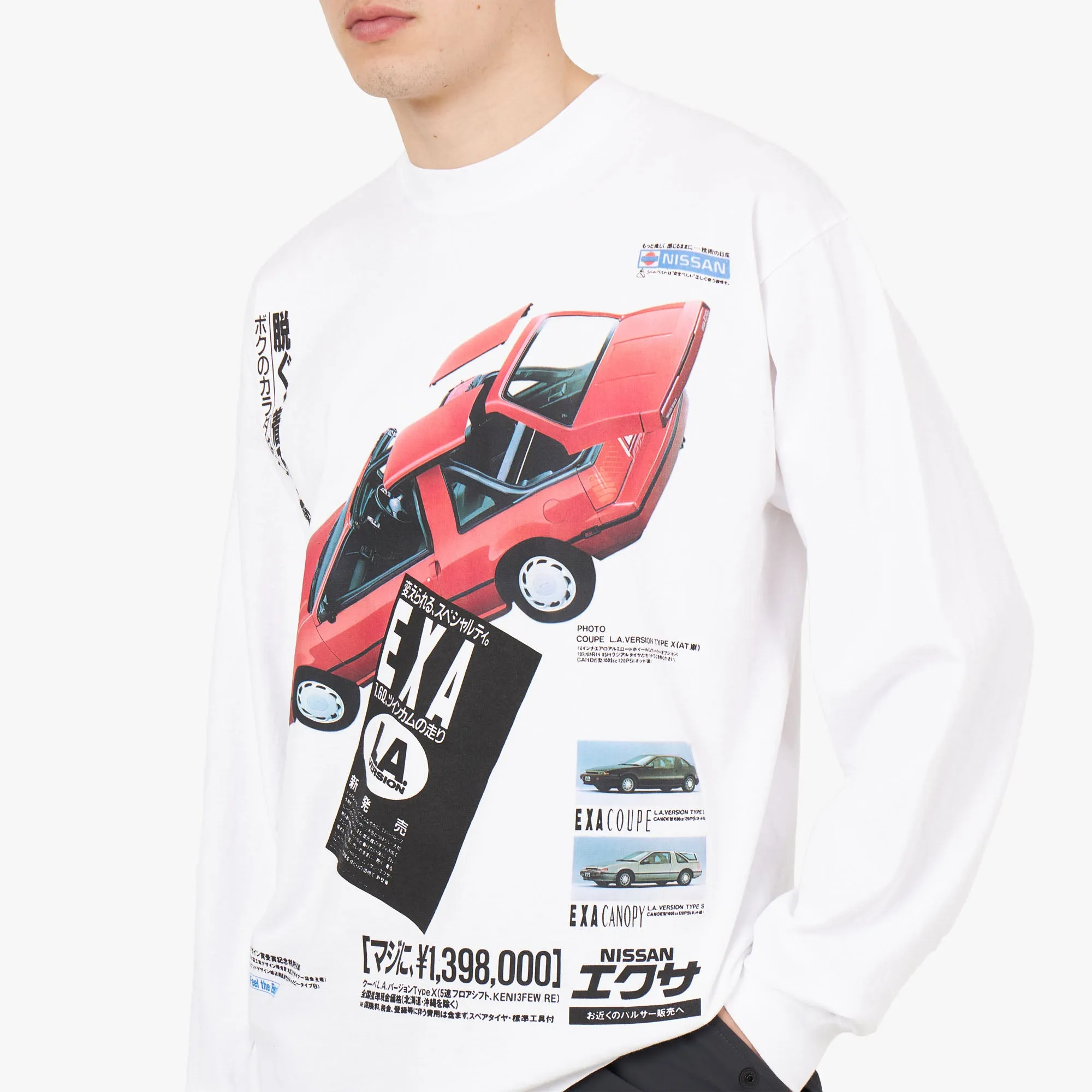 b.Eautiful EXA LS Shirt / White sold by Livestock product image thumbnail 4