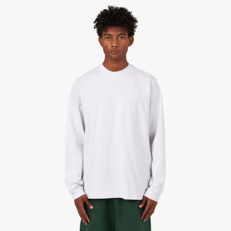 Nike Solo Swoosh Longsleeve Top Birch Heather / White sold by Livestock