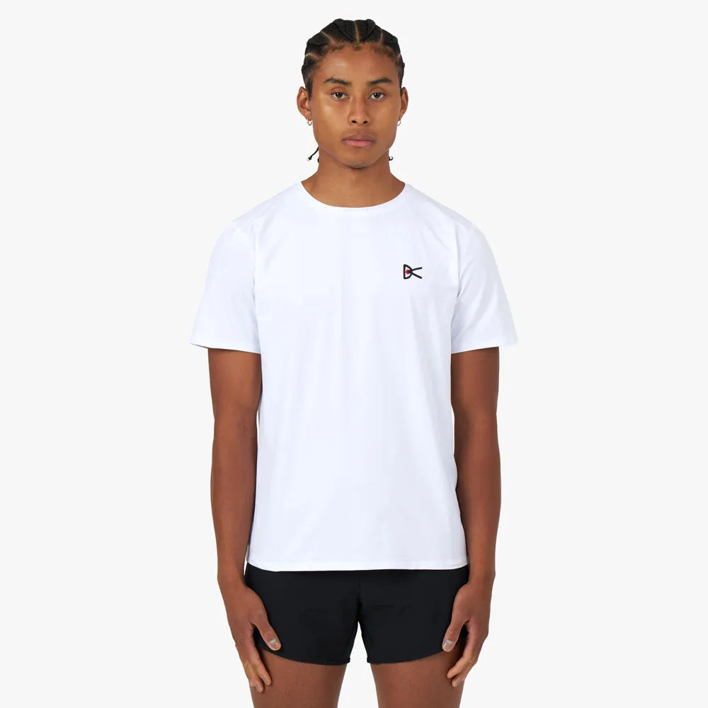 District Vision Lightweight Short Sleeve T-shirt / White sold by Livestock