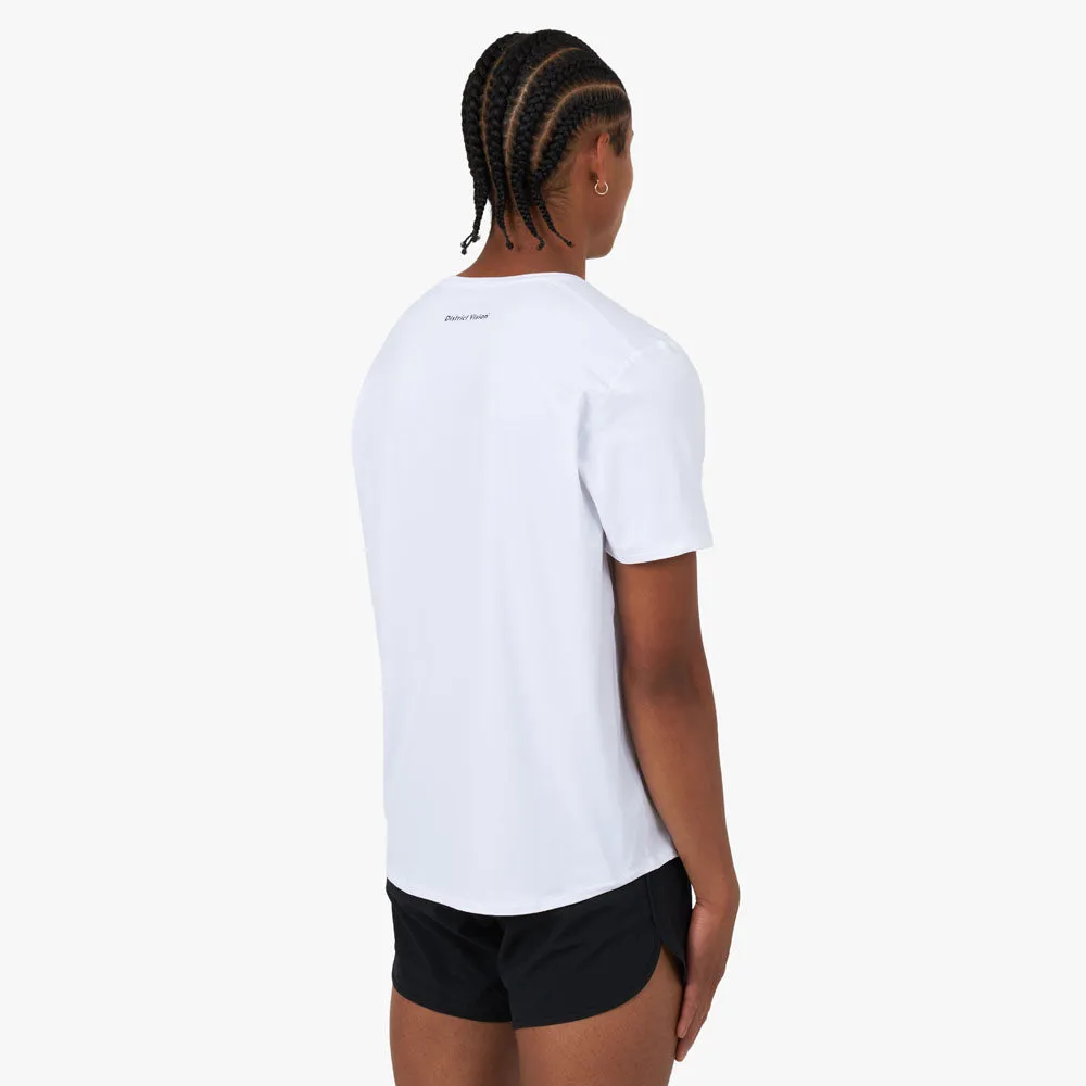 District Vision Lightweight Short Sleeve T-shirt / White sold by Livestock product image thumbnail 3