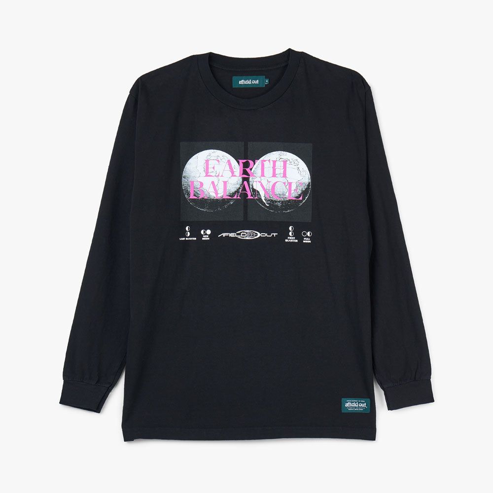 afield out Balance L/S T-Shirt / Black sold by Livestock product image thumbnail 4