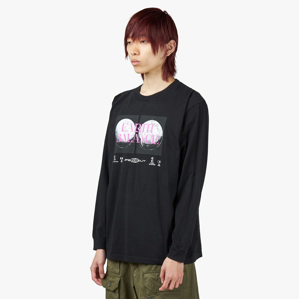 afield out Balance L/S T-Shirt / Black sold by Livestock product image thumbnail 2