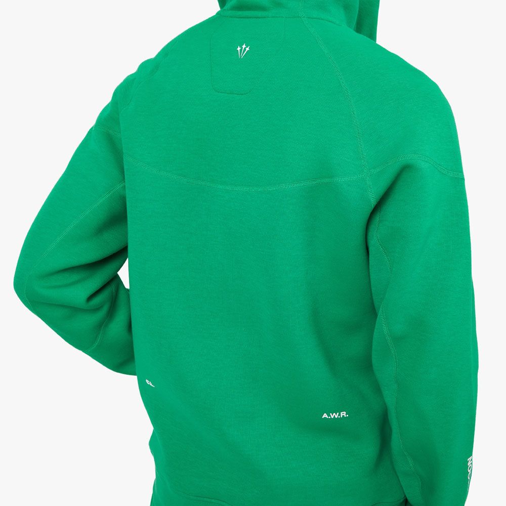 Nike NOCTA Tech Fleece Full-Zip Hoodie Stadium Green / Sail sold by Livestock product image thumbnail 5