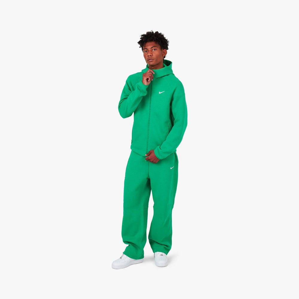 Nike NOCTA Tech Fleece Full-Zip Hoodie Stadium Green / Sail