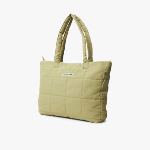Museum of Peace & Quiet Nylon Quilt Tote Bag / Olive sold by Livestock