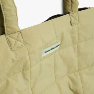 Museum of Peace & Quiet Nylon Quilt Tote Bag / Olive sold by Livestock