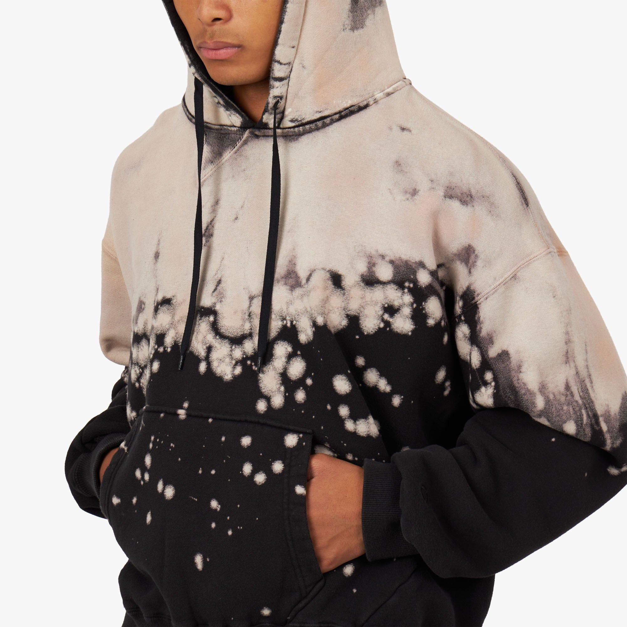 NOMA t.d. Hand Dyed Twist Pullover Hoodie / Black sold by Livestock product image thumbnail 4