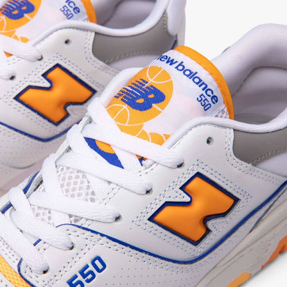 New Balance BB550WTO White / Vibrant Orange - Purple sold by Livestock product image thumbnail 7
