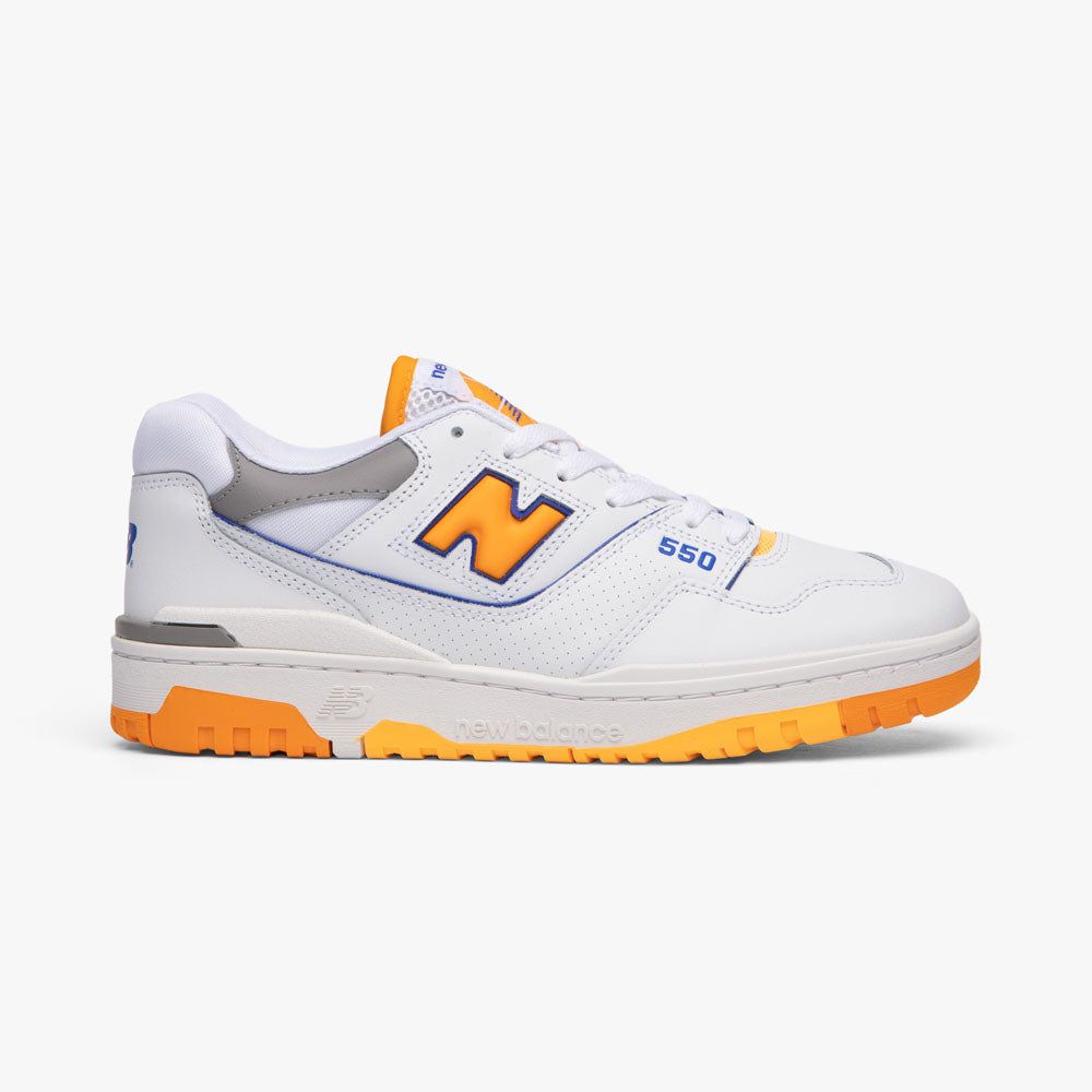 New Balance BB550WTO White / Vibrant Orange - Purple sold by Livestock