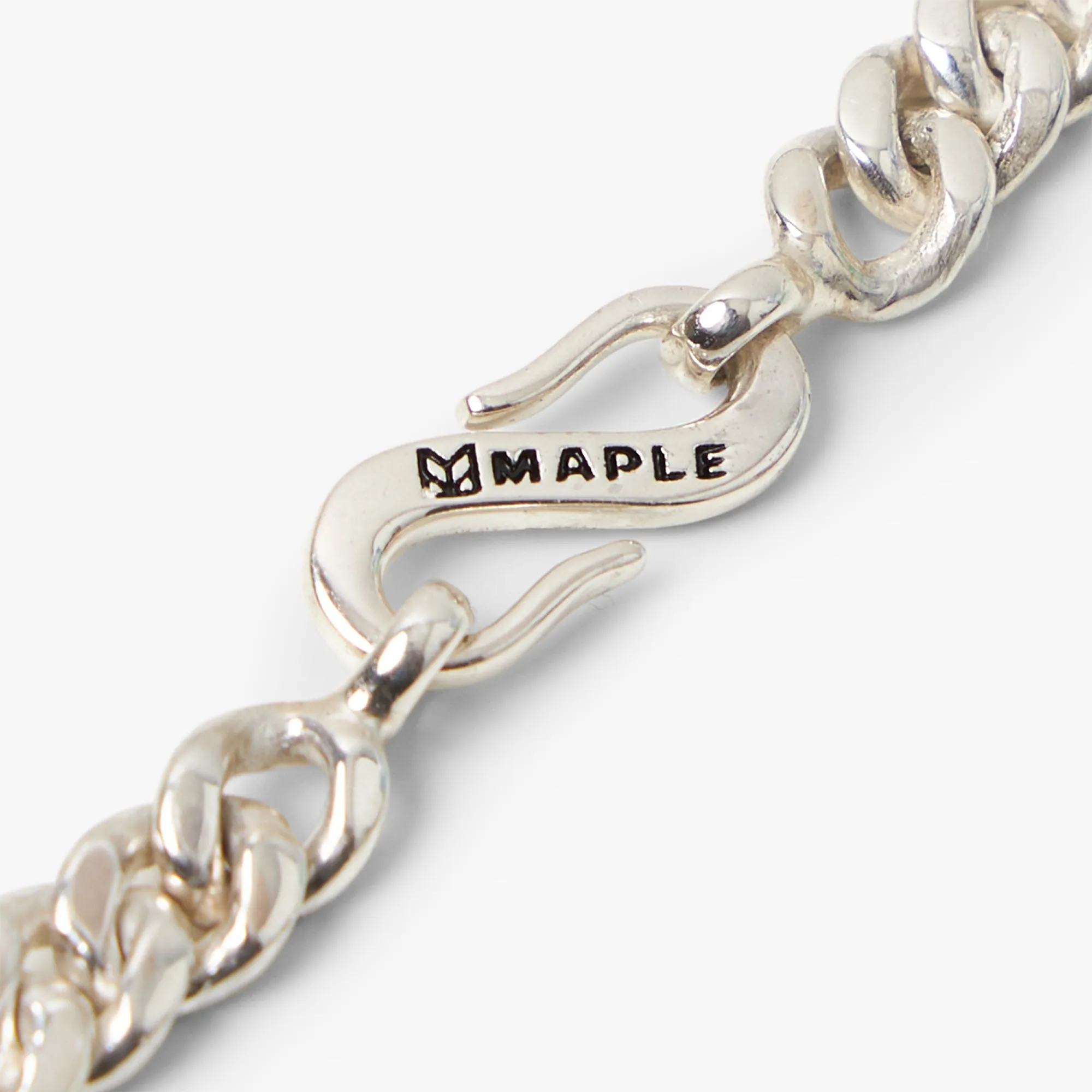 Maple Cuban Link Bracelet 5mm / Silver 925 sold by Livestock product image thumbnail 4