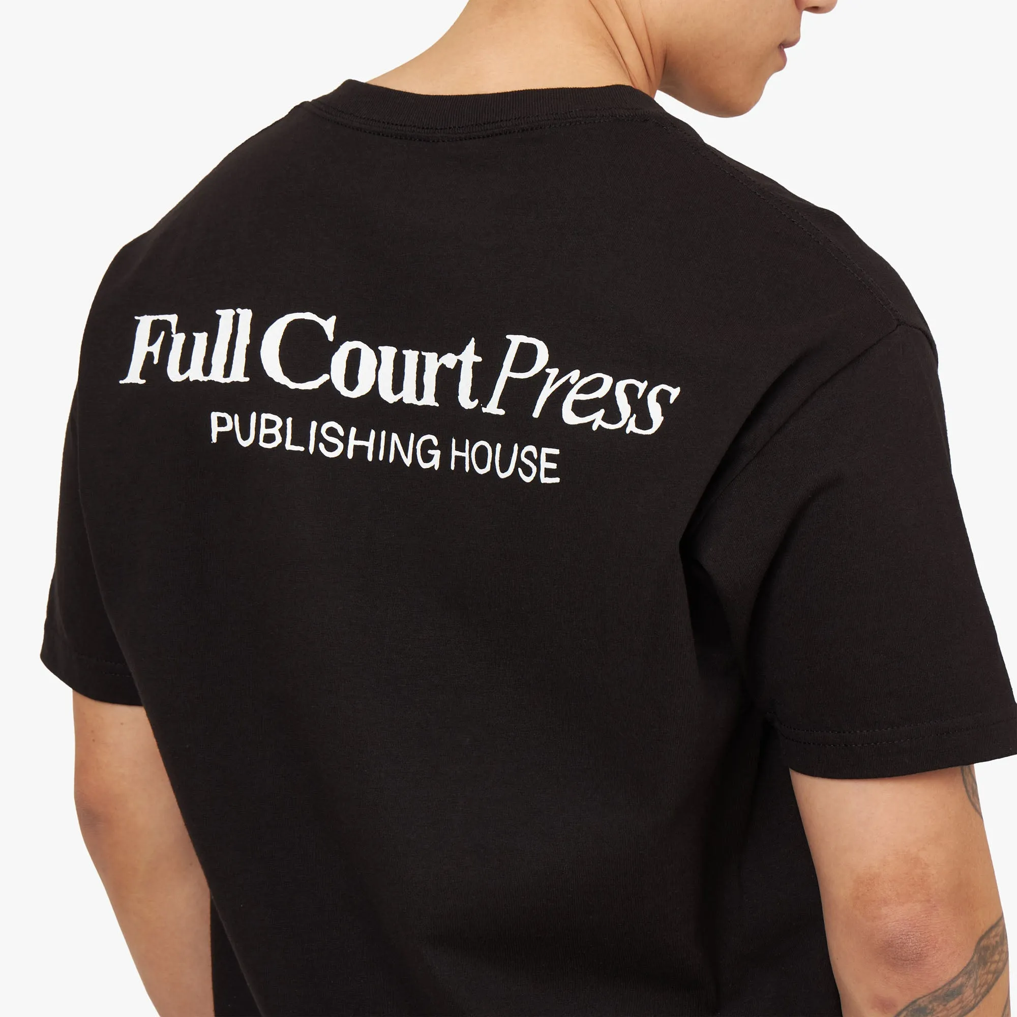 Full Court Press SP24 Logo T-Shirt / Black sold by Livestock product image thumbnail 5