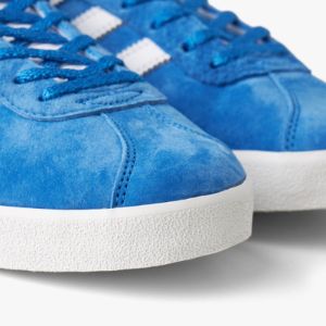 adidas Originals Gazelle 85 Blue Bird / Cloud White - Gold Metallic sold by Livestock