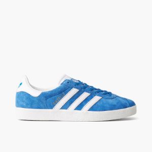 adidas Originals Gazelle 85 Blue Bird / Cloud White - Gold Metallic sold by Livestock