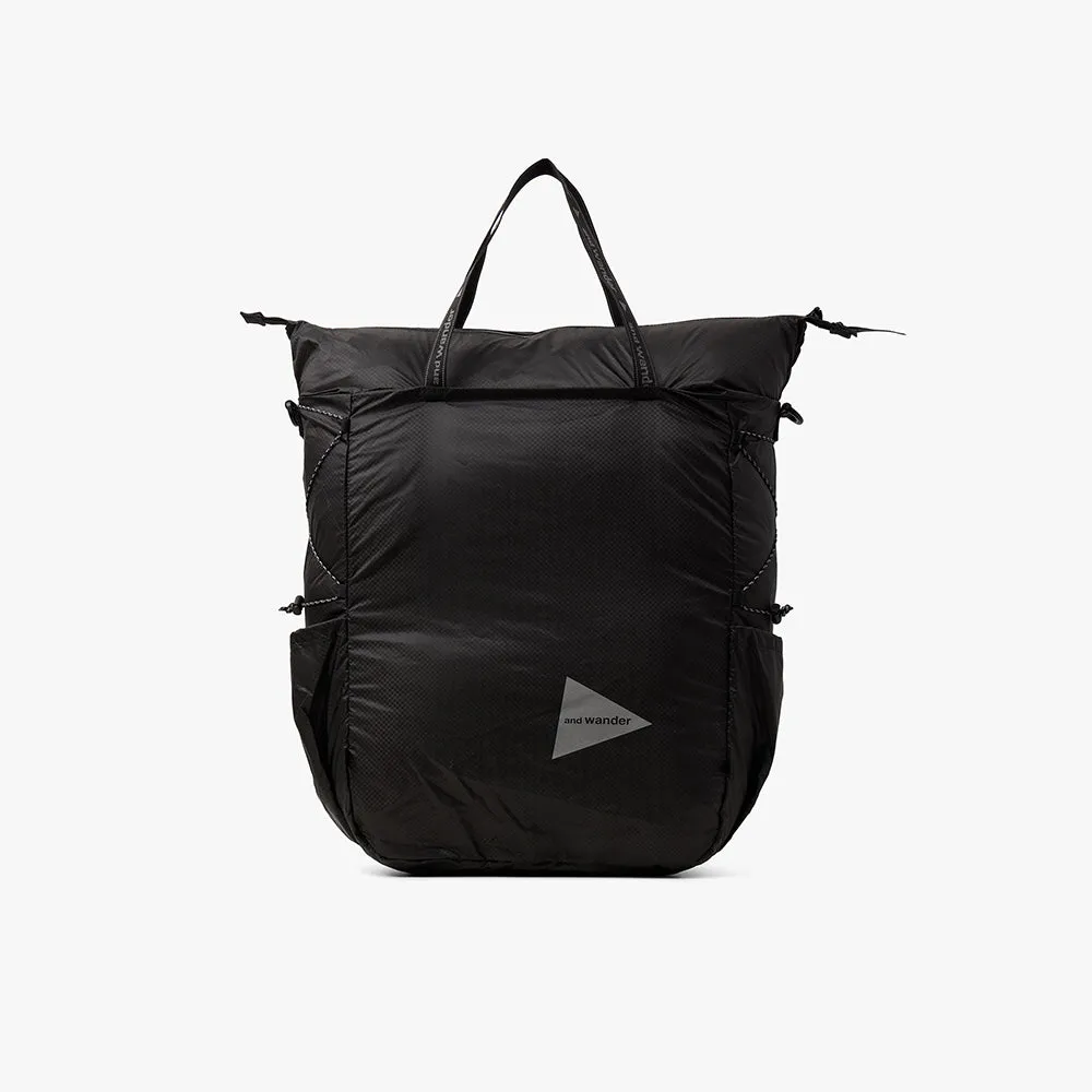 and wander Sil Tote Bag / Black sold by Livestock