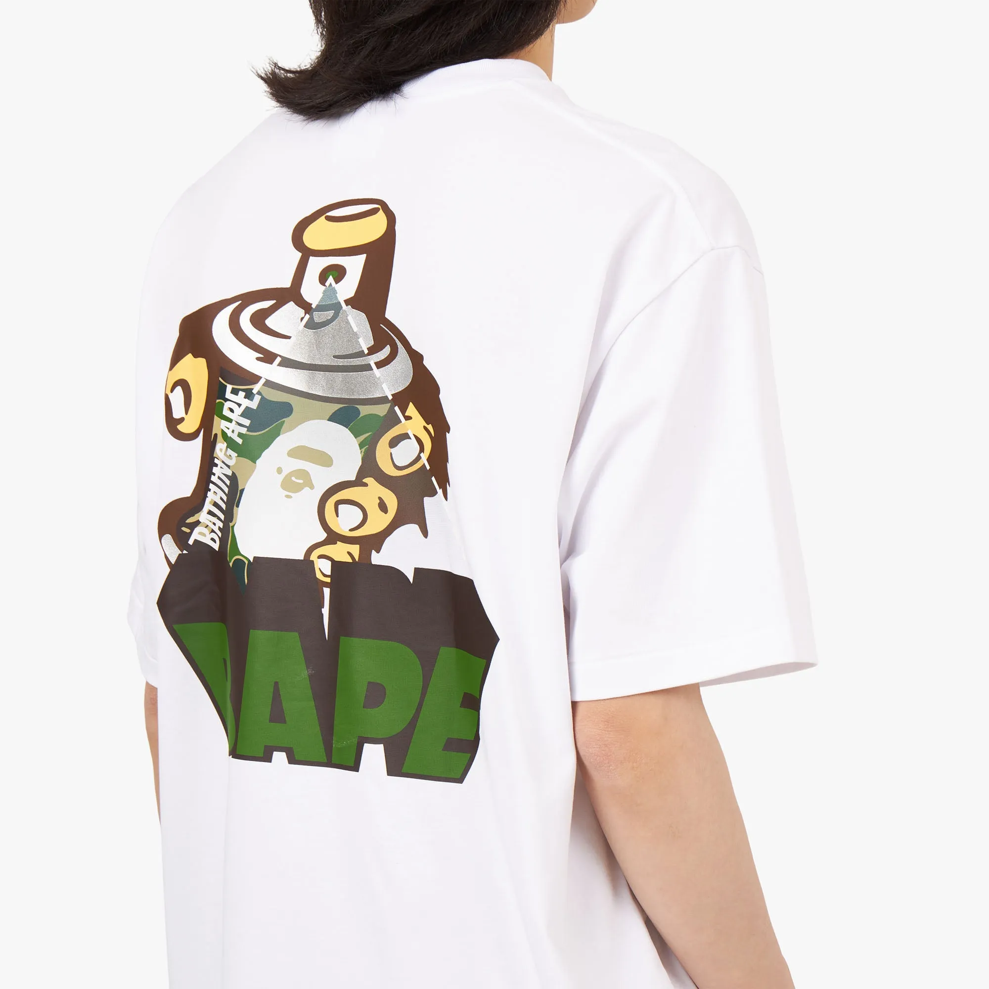 BAPE Graffiti Logo T-shirt / White sold by Livestock product image thumbnail 5