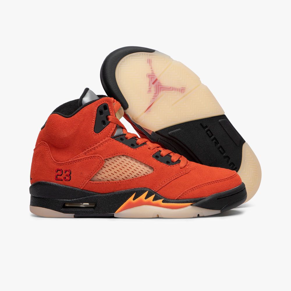 Jordan Women's 5 Retro Martian Sunrise / Black - Fire Red sold by Livestock product image thumbnail 2