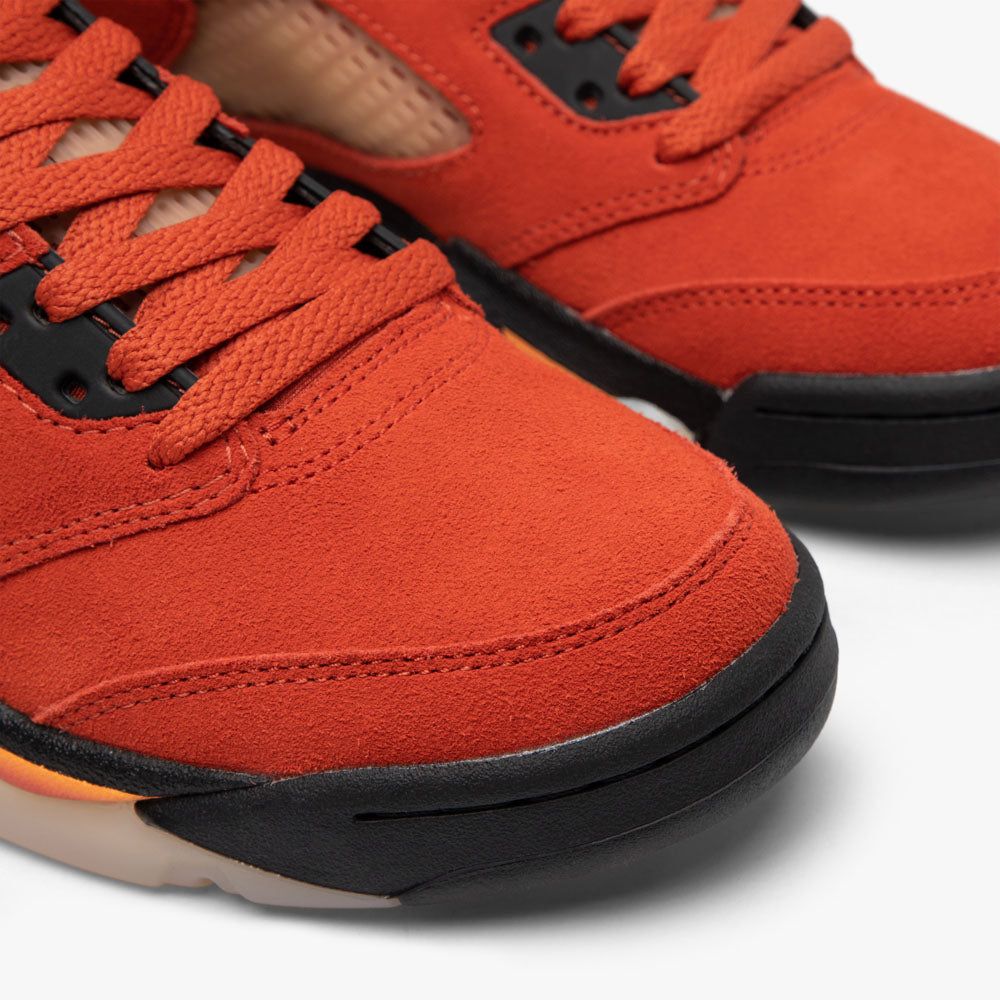 Jordan Women's 5 Retro Martian Sunrise / Black - Fire Red sold by Livestock product image thumbnail 6