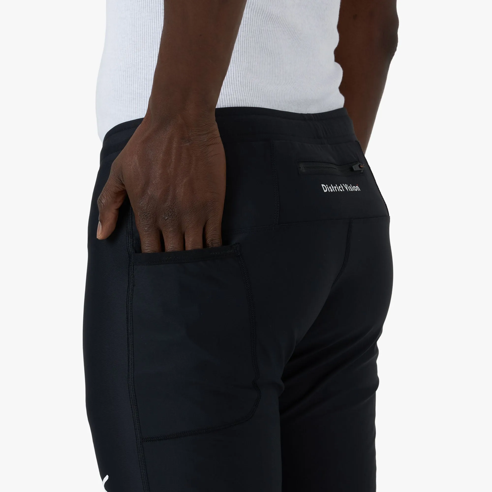 District Vision Full-Length Recycled Tights / Black sold by Livestock product image thumbnail 5