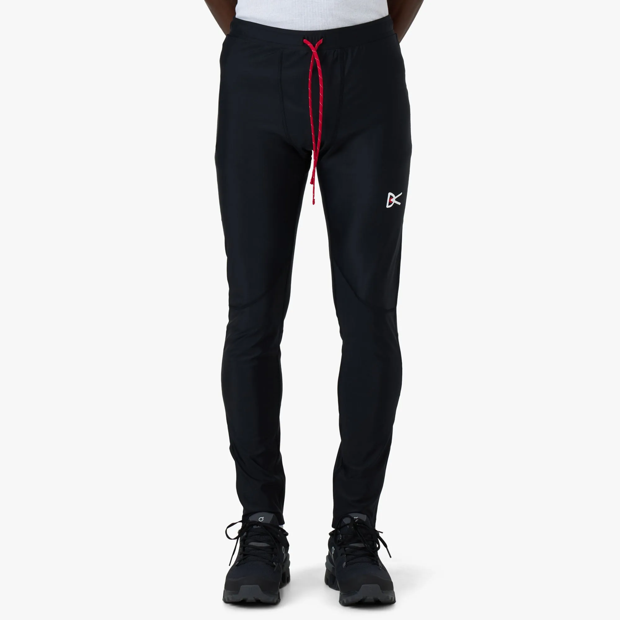 District Vision Full-Length Recycled Tights / Black sold by Livestock