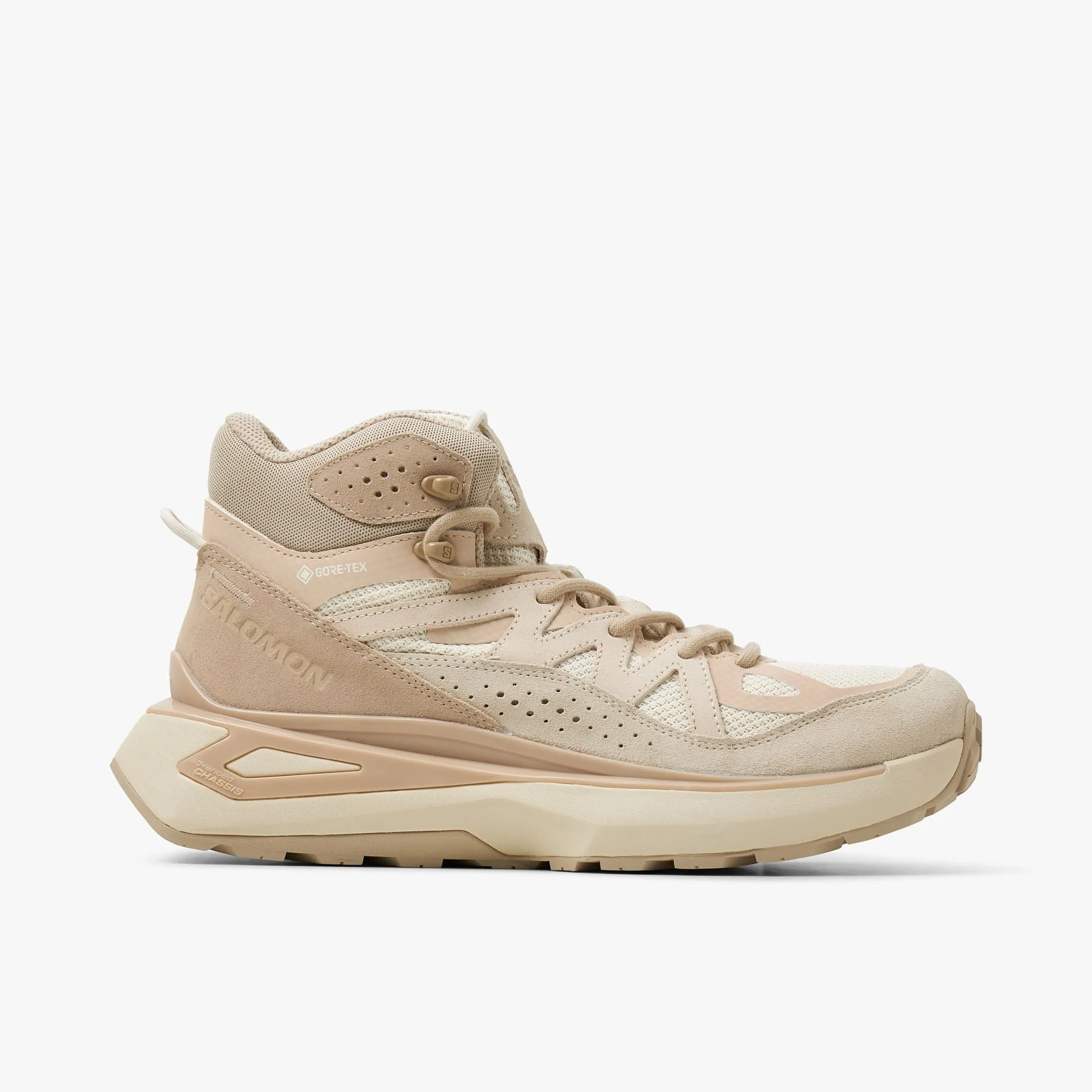 Salomon Advanced Odyssey ELMT Mid GTX Vanilla Ice / Almond Milk - Feather Grey sold by Livestock