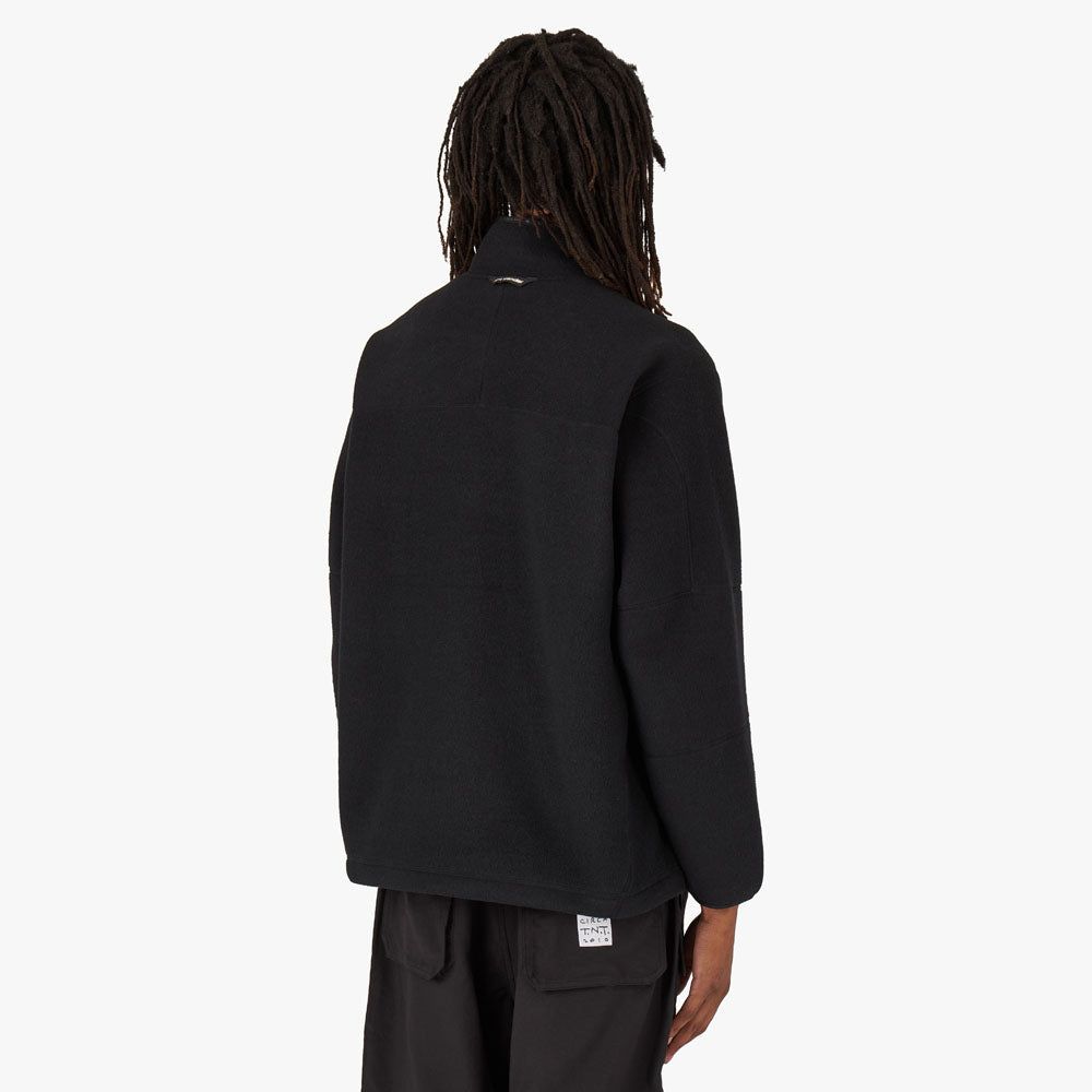 and wander Wool Fleece Pullover Crewneck / Black sold by Livestock product image thumbnail 3