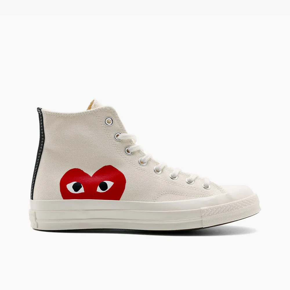 Converse x COMME des GARÇONS PLAY Chuck Taylor Hi / Beige sold by Livestock